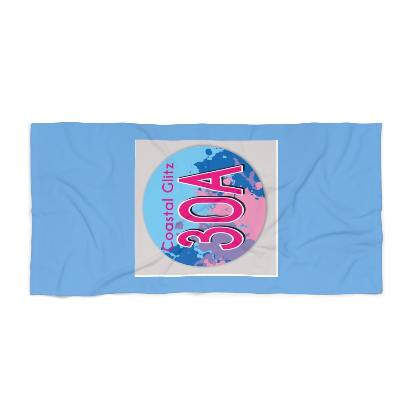 Coastal Glitz 30A Beach Towel