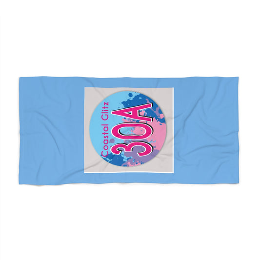 Coastal Glitz 30A Beach Towel