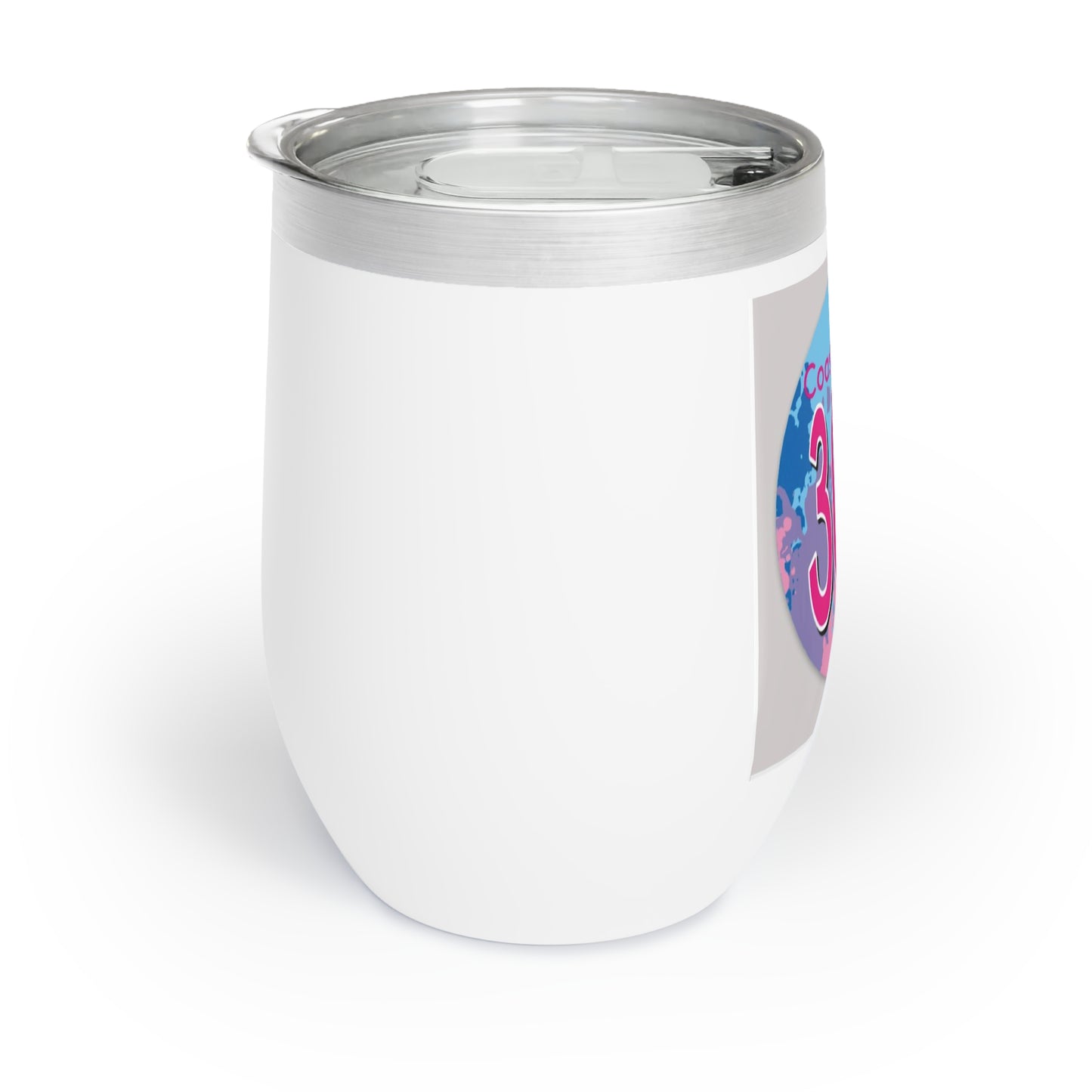 Coastal Glitz 30A Chill Wine Tumbler