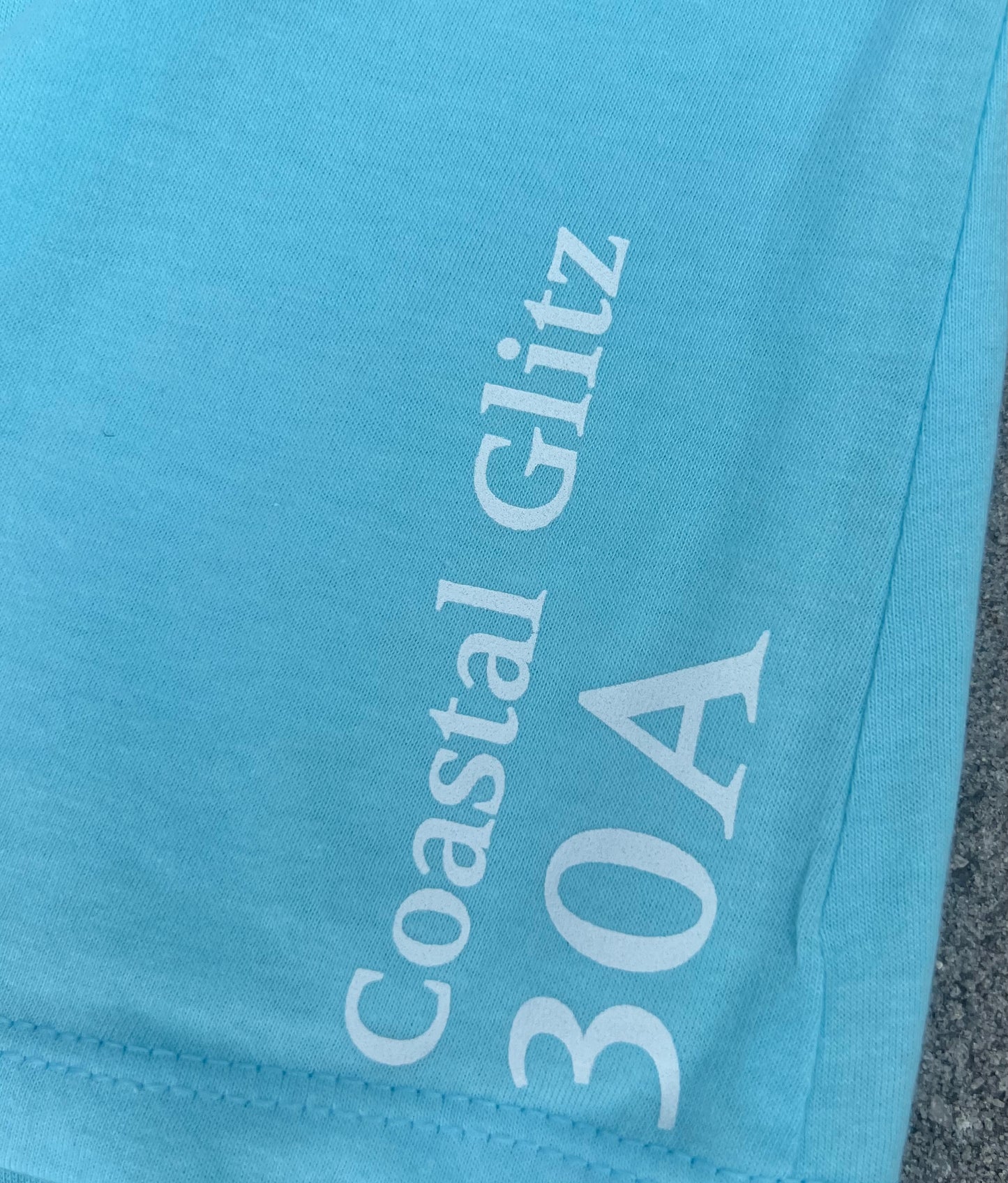 Women's Coastal Glitz 30A Blue Tank Top