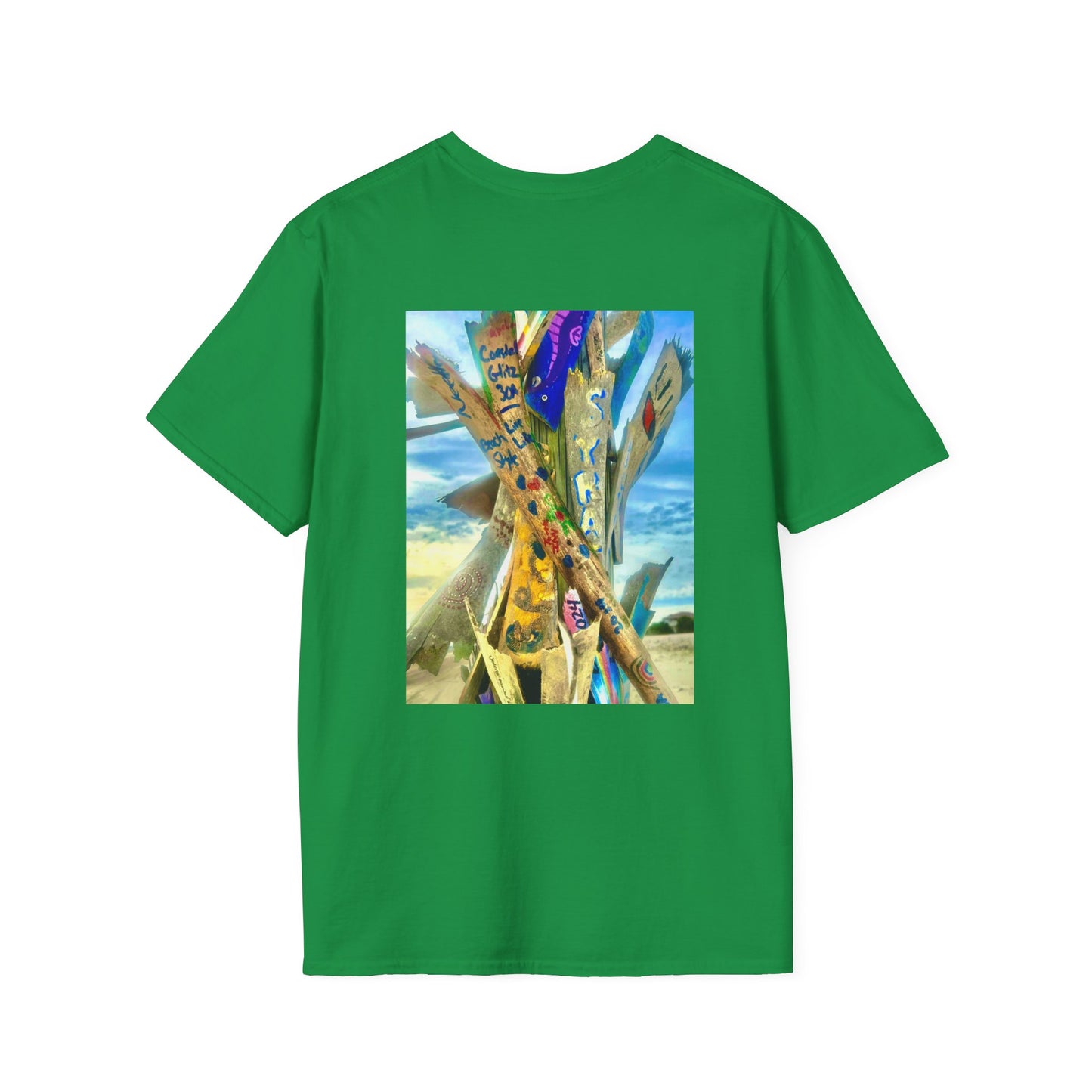 Coastal Glitz Treasure Palm Shirt