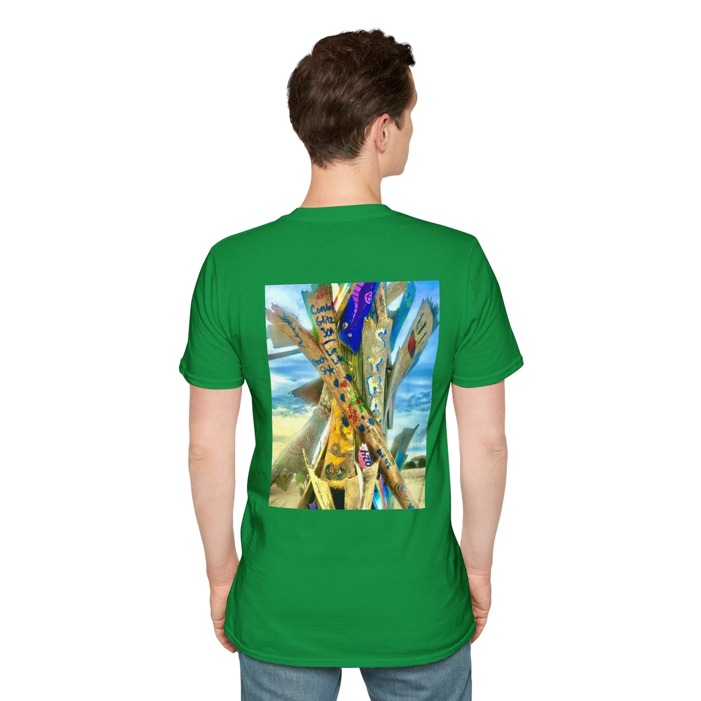 Coastal Glitz Treasure Palm Shirt