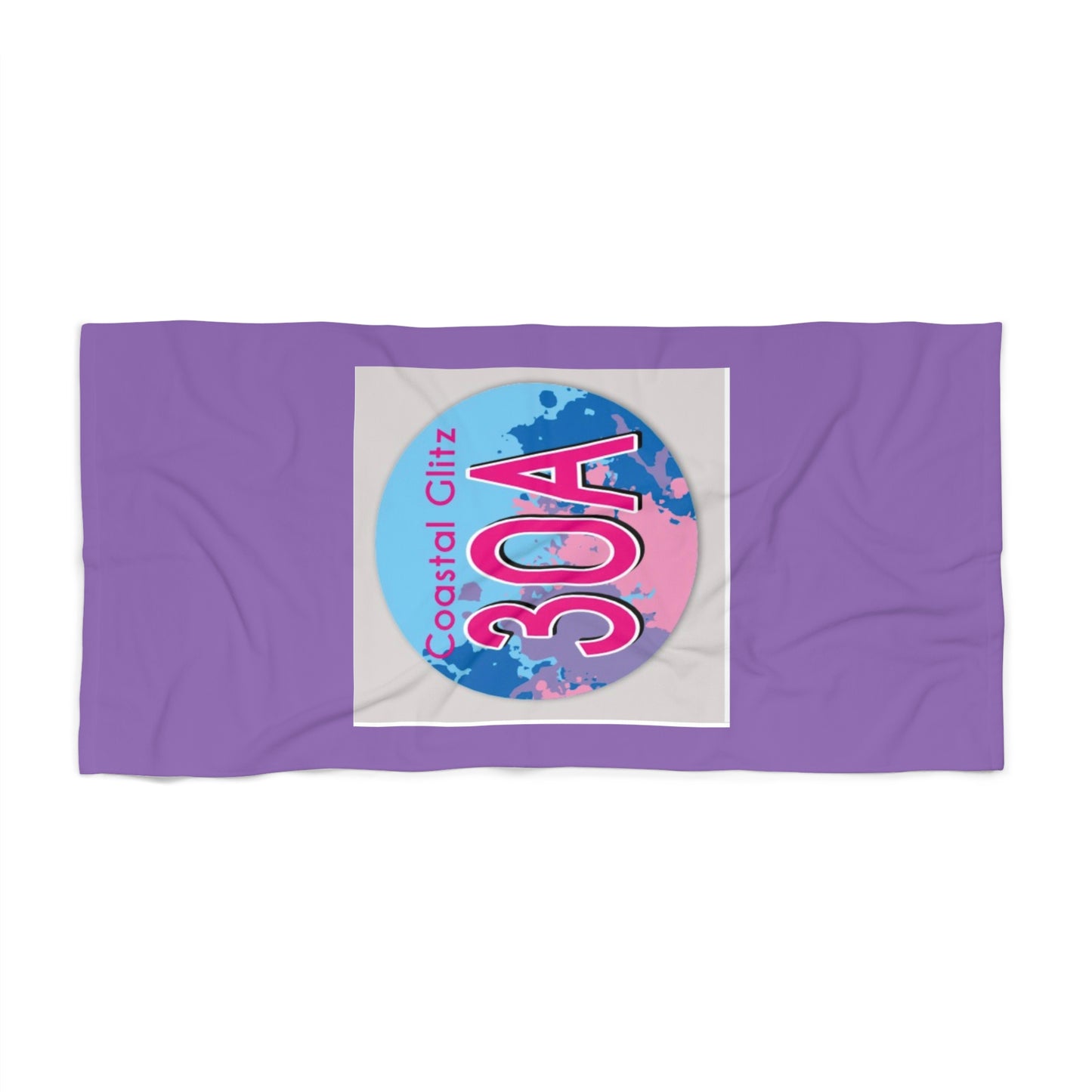 Copy of Coastal Glitz 30A Beach Towel