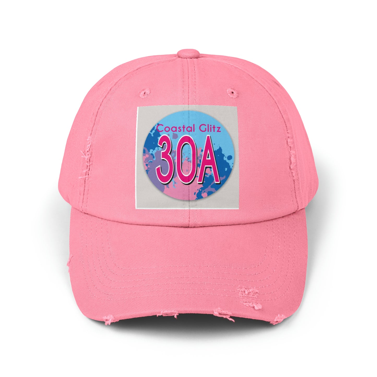 Coastal Glitz 30A Distressed Cap