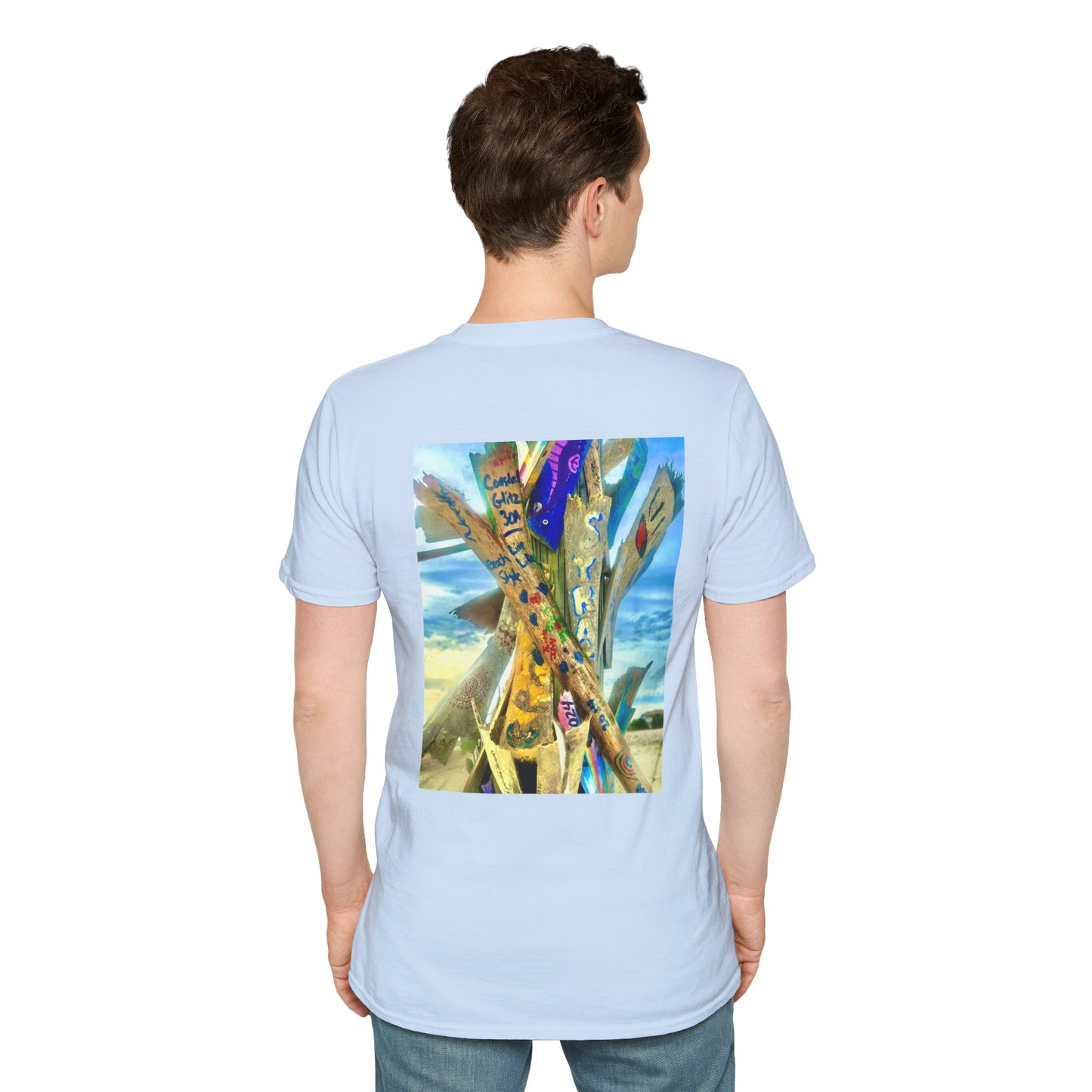 Coastal Glitz Treasure Palm Shirt