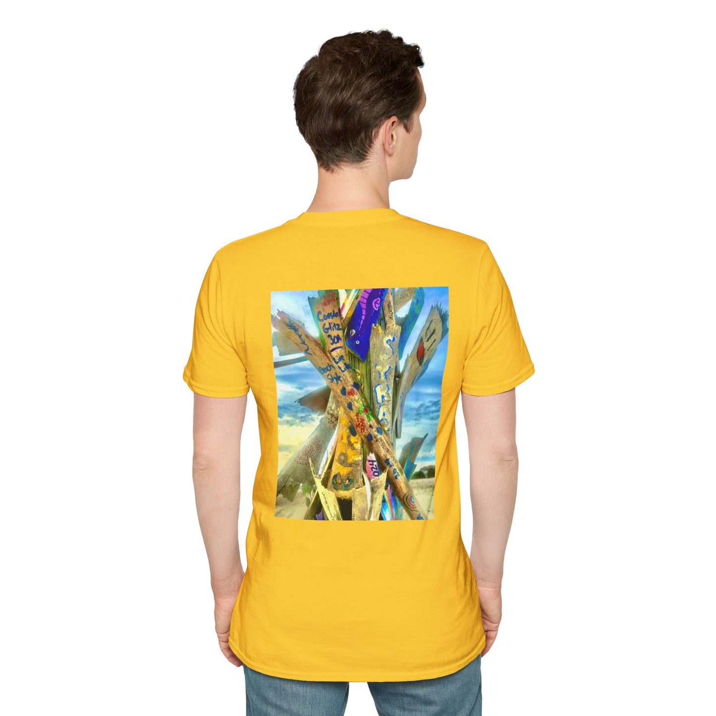 Coastal Glitz Treasure Palm Shirt