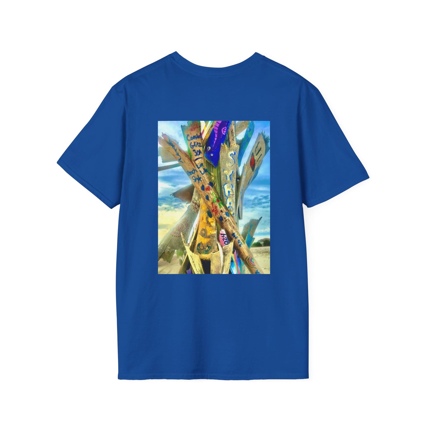 Coastal Glitz Treasure Palm Shirt