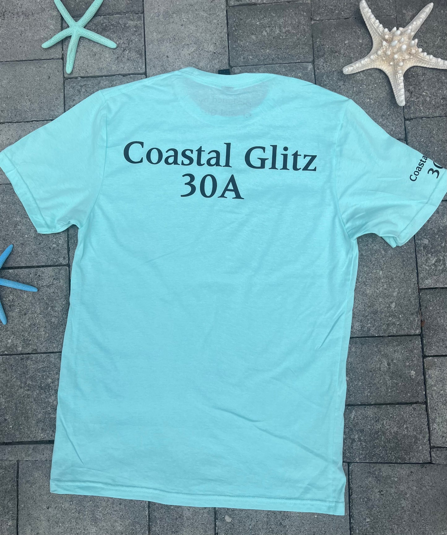 Men's Blue Costal Glitz 30A T-Shirt